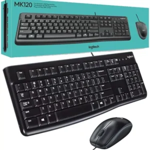 KIT TECL+MOUSE USB MK120 PRETO LOGITECH
