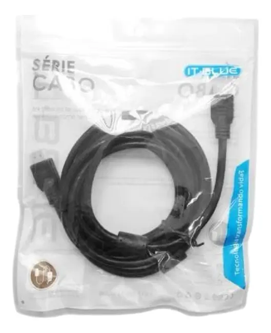 CABO HDMI LE6613 1.4 FULLHD XBOX 4K 3D TV DVD TAMANHO:1.8M - Imagem 2