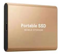 SSD EXTERNO 1TB MINI SLIM PORTÁTIL USB ALTA VELOCIDADE DOURADO