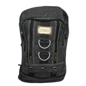 MOCHILA QZ:0064 JEANS Cor:Preta