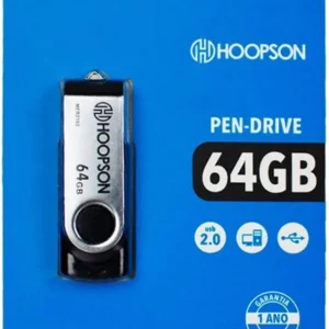 PEN DRIVE USB 2.0 – ARMAZENAMENTO PRÁTICO E CONFIÁVEL TAMANHO:64GB