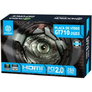 PLACA DE VÍDEO GT710-2GD3 2GB GDDR3 – COMPACTA E VERSÁTIL