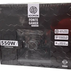FONTE GAMER HOOPSON  550W FNT-550C