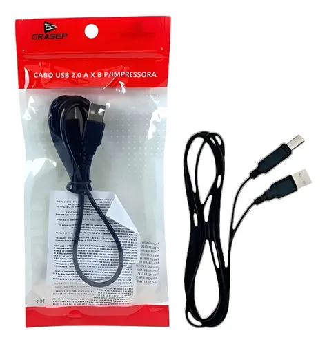 CABO DE IMPRESSORA USB 2.0 1.5M GRASEP