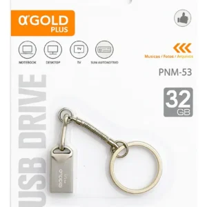 PEN-DRIVE PEQUENO 32GB - A'GOLD - PNM-53