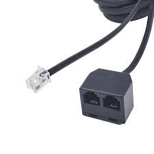 CABO ADAPTADOR RJ11 6P4C MACHO X 2 RJ11 FÊMEA