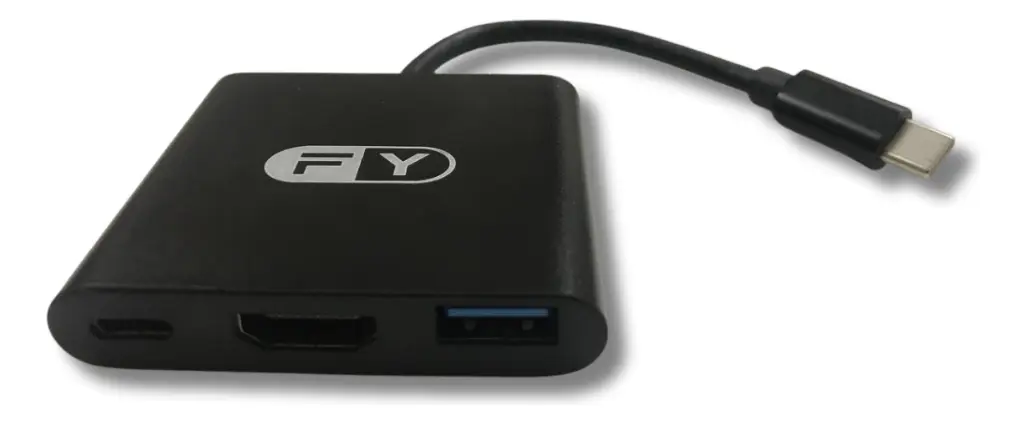 ADAPTADOR CONVERSOR USB 3.0 TIPO C PARA HDMI 4K 3 EM 1 - FY-590 - Imagem 2
