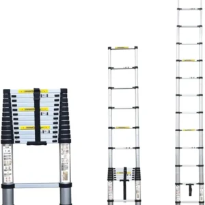 ESCADA TELESCÓPICA ALUMÍNIO FORTT 3.8M