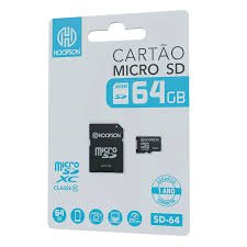 CARTAO MICRO SD MARCA HOOPSON 64GB
