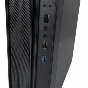 GABINETE SLIM BLUECASE BG-2000 PRETO – 200W, VERTICAL/HORIZONTAL, MICRO-ATX/MINI-ITX