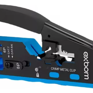 ALICATE CRIMPAR RJ45 VAZADO RJ11 CAT5 CAT6 CAT7 PROFISSIONAL